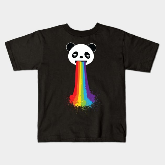 Rainbow Panda LGBT Pride Kids T-Shirt by ProudToBeHomo